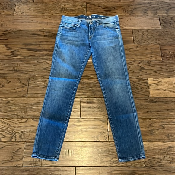 7 For All Mankind Gwenevere Mid Rise Size 28 - Picture 1 of 16